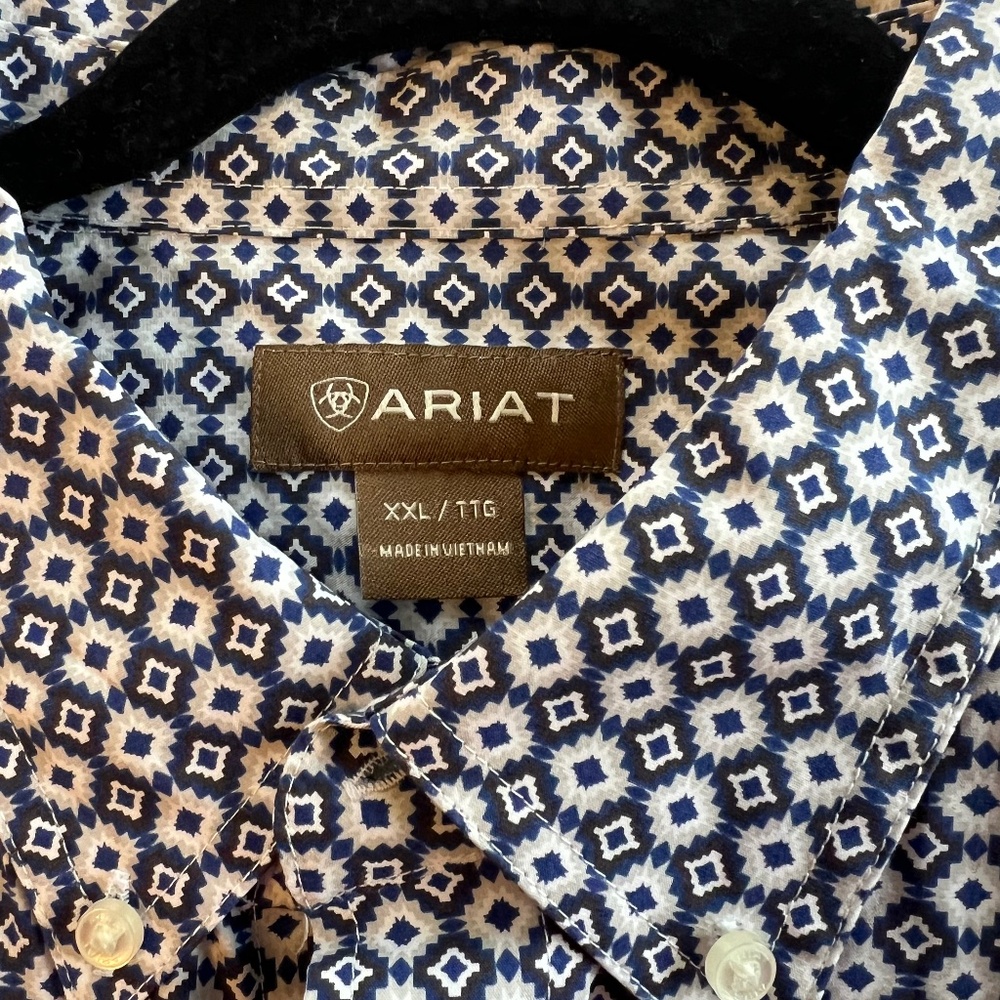 Men's Ariat Button Down Shirt XXL